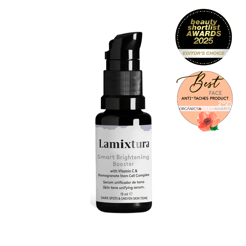 Serum Iluminador y Unificador de Tono con Estudios Clínicos de Eficacia. Disminución de la melanina en -38%.
Best Face Anti-taches Product by Organics Clean Awards 2025
Editor's Choice by Beauty Shortlist Awards 2025